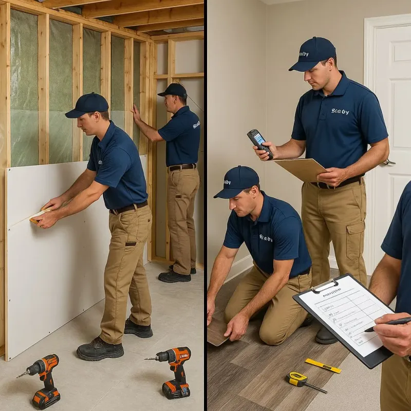 Repairs and Reconstruction process in Fairchance, PA